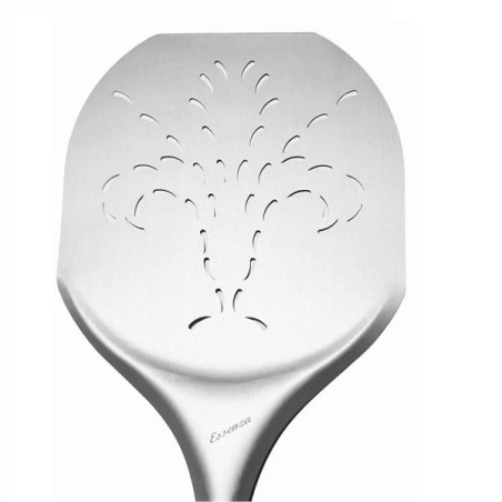 Aluminiowa perforowana łopatka do pizzy półokrągła Essenza Giglio 33x32cm