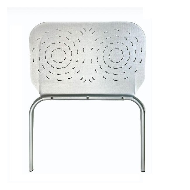 Essenza aluminiowa łopatka do pizzy perforowana 34 cm półokrągła