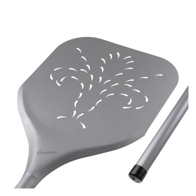 Aluminium perforeret pizzaspad Essenza Giglio 33x32cm aluminium
