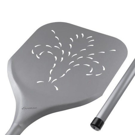 Aluminium perforeret pizzaspad Essenza Giglio 33x32cm aluminium