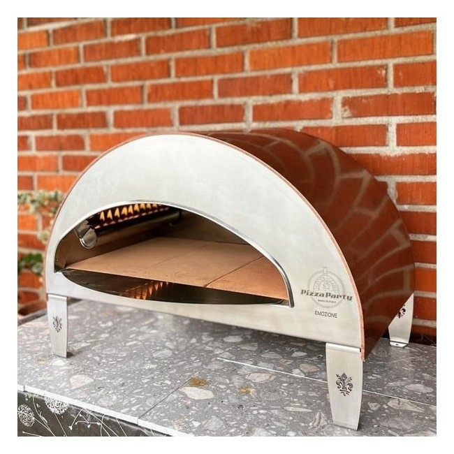 Emozione utomhus gasdriven pizzaugn, uteugn, mobil