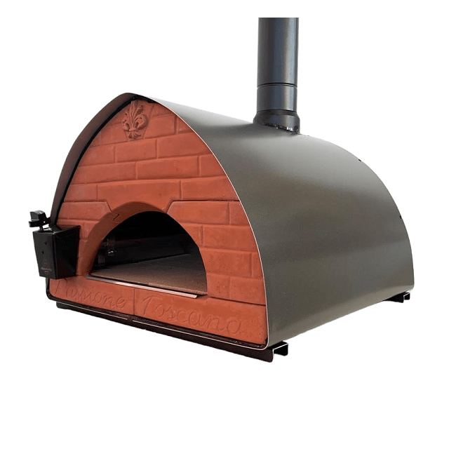 Outdoor dual fuel pizza oven Bollore STONE