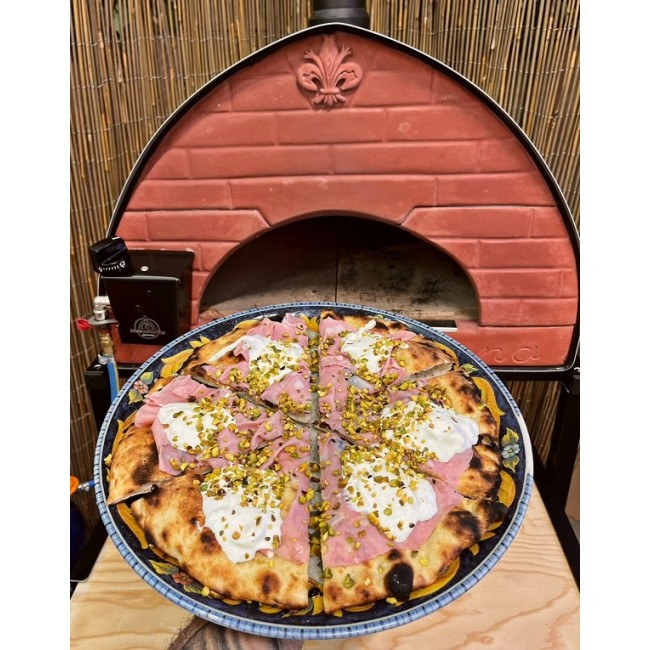 Utomhus gasolpizzaugn - Hybrid trä och gasugn Bollore