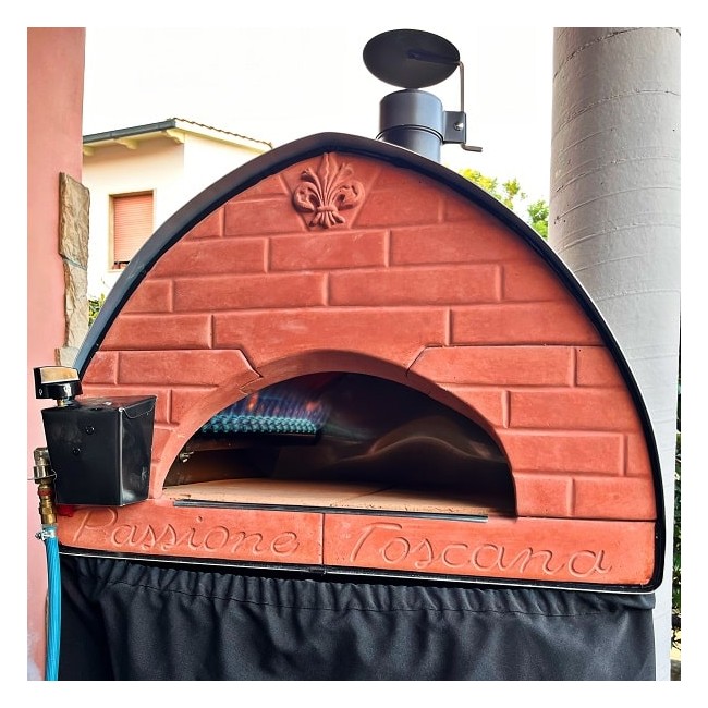 Forno a gas per pizza da esterno - Forno a legna e gas ibrido Bollore