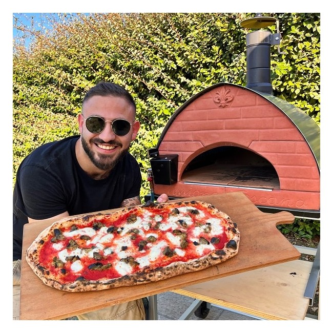 Forno a gas per pizza da esterno - Forno a legna e gas ibrido Bollore