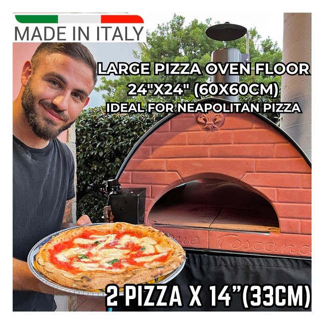 Utomhus gasolpizzaugn - Hybrid trä och gasugn Bollore