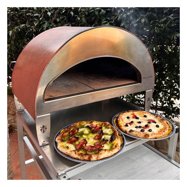 Duży mobilny piec do pizzy na gaz na zewnątrz Emozione Pizza Party 2 pizze