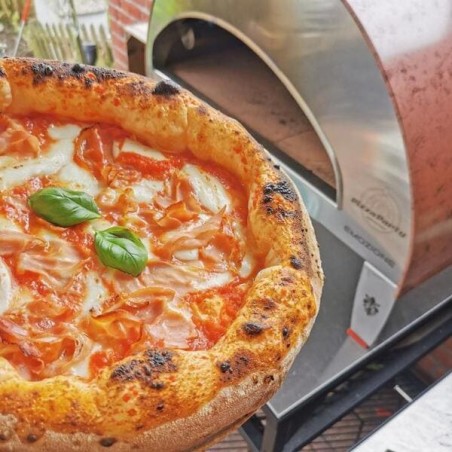 Stor utomhus gasdriven pizzaugn mobil Emozione Pizza Party 2 pizza