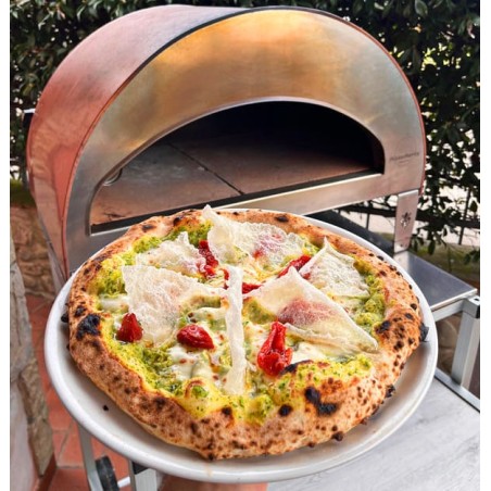 Stor utomhus gasdriven pizzaugn mobil Emozione Pizza Party 2 pizza