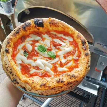 Großer mobiler Gas-Pizzaofen im Freien Emozione Pizza Party für 2 Pizzen